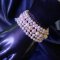 Fresh water pearl bracelet with silver92.5 setting