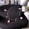 Fresh water pearl bracelet with silver92.5 setting
