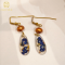 ต่างหู Sodalite × มวลสารว่านมงคล 108 ชนิด