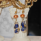 ต่างหู Sodalite × มวลสารว่านมงคล 108 ชนิด