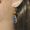 ต่างหู Sodalite × มวลสารว่านมงคล 108 ชนิด