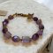 Amethyst bracelet with silver92.5 setting