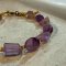 Amethyst bracelet with silver92.5 setting