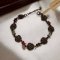 Gemstone bracelet with silver92.5 setting