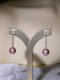 Freshwater pearl earrings