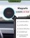 Magnetic mobile phone holder with wireless charger behind the screen for Tesla Model Y/3/3 Highland