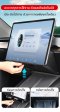 Tesla ชุดกล่องเก็บของใต้จอ สำหรับ Model Y/3/3 Highland/3 Standard/Y Juniper เปิด-ปิดได้ พร้อมแผ่นยางซิลิโคนกันกระแทก