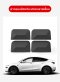 ฝาครอบป้องกัน บริเวณรางเลื่อนเบาะหนัง สำหรับ Tesla ทุก Model