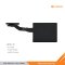 อุปกรณ์บานยกขึ้น ชนิดบานเดี่ยว เปิด-ปิดนิ่ม 3D | มุมเปิด 100° | Free-floating
