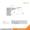 อุปกรณ์บานยกขึ้น ชนิดบานเดี่ยว เปิด-ปิดนิ่ม 3D | มุมเปิด 100° | Free-floating