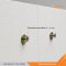 พุ๊กยิบซั่มแบบปีกผีเสื้อ(butterfly wall anchor) | set 100 ตัว | ขนาด12x30 มม. | ใช้กับผนังหนา 9-15 มม.