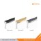 มือจับเฟอร์นิเจอร์ Handle Milling  ขอบโค้ง Pansiamมือจับตู้ มือจับประตู มือจับ  ปุ่มจับตู้