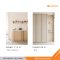 เส้นขอบพลาสติก ABS มุมโค้ง | รัศมี R35 R50 R100 | ยาว 1 เมตร