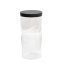 0777-Black Plastic Container 700 ml.DIA: 8*17 cm-N