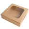 AA-G6-000 กล่องเค้ก คราฟ 1 ปอนด์ ทรงเตี้ย 20x20x5(H) cm@20