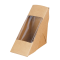 BE-A5-000 กล่องแซนวิส (คราฟ) เล็ก 5.1x10.2x14.5(H) cm@100