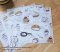 FE-D0-107 กระดาษรองอาหาร ลายอาหารเช้า 100 Pcs