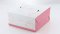 3827 Cake Box: Pink-White Paradise 2 Pound 24*24*12(H) cm