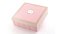 C0905A กล่องลาย Prosperity ชมพู DIA: 21.4x21.4x8(H) cm