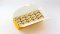 H103C Cake Box: Yellow Best Wish 11.5x28.5x5.5(H) cm