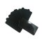 PG-005-Black แผ่นรองเค้กสี่เหลี่ยมผืนผ้า ดำ 12*5.5 cm@100pcs
