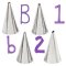 418-4566 Wilton 4 PC WRITING TIP SET