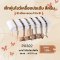เซ็ทอุปกรณ์โชว์เครื่องประดับ สร้อย แหวน กำไล สีครีม หนังกำมะหยี่ (2)