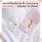 กระเป๋าใส่เครื่องประดับ ต่างหู แหวน สร้อยคอ บรรจุภัณฑ์ พิมพ์โลโก้ PVC ตกแต่งด้วยกระดุมทอง