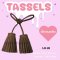 พู่ห้อยกระเป๋า พู่หนัง Tassels