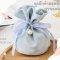 ถุงผ้ากำมะหยี่ฐานทรงกลม 13x15cm 1 ใบ/แพ็ค+ไข่มุก 10 ใบราคาส่ง