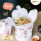ถ้วยบะหมี่ กล่องบะหมี่หูหิ้ว กันน้ำมัน กันซึม “คิดมาเพื่อคุณ” 1 แพค 25 ชิ้น (งานผลิตเอง มีราคาส่ง)