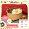 กล่องกลมขาว 1300ml พร้อมฝา PET 185mm (มีราคาส่ง)