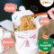 ถ้วยบะหมี่ กล่องบะหมี่หูหิ้ว กันน้ำมัน กันซึม “คิดมาเพื่อคุณ” 1 แพค 25 ชิ้น (งานผลิตเอง มีราคาส่ง)