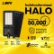 โคมไฟถนน โซล่าเซลล์ รุ่น HALO 200W สว่างยาวนาน 14 ชม. ทนทาน ติดตั้งง่าย