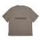 Poswear Basic logo Beige/Grey T-Shirt