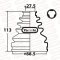 DRIVE SHAFT BOOT -  INNER  GRJ12,KDJ12,RZJ12,VZJ12