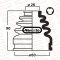 DRIVE SHAFT BOOT - INNER  AVALON