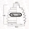 DRIVE SHAFT BOOT-OUTER MARK X ZIO,HIGHLANDER/3815A195/3815A199/3815A200/42121-O