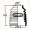 DRIVE SHAFT BOOT-OUTER  Sonata  49541-P9560