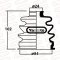 DRIVE SHAFT BOOT - OUTER   MAXIMA QX (A32) 2.5 V6 24V (190 л. с.) 04438-32050