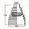 DRIVE SHAFT BOOT - OUTER  NISSAN TEANA J31 2003-2008, NISSAN TEANA (PRC) J31Z 2004-2008, NISSAN TEANA J32 2008-, NISSAN TEANA (PRC) J32Z 2008-, NISSAN TEANA RUS MAKE J32R 2009-, NISSAN NV200 M20 2009-, NISSAN PRESAGE U31 2003-2009, NISSAN LAFESTA B30 2004