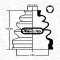 DRIVE SHAFT BOOT - INNER CIVIC 96 CITY'96