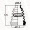 DRIVE SHAFT BOOT - OUTER  H/D CIVIC 2006-201