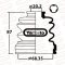 DRIVE SHAFT BOOT - INNER E11, E12