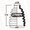 DRIVE SHAFT BOOT- OUTER  B-0517P-BT50-AMZ