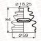 DRIVE SHAFT BOOT - OUTER CHARADE G11 G30,CHARADE G10 D