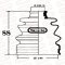 DRIVE SHAFT BOOT - OUTER  CHARADE,G102S,(1.3) SSB56,SSB111