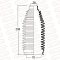 STEERING GEAR BOOT  Land Cruiser 2008-2015  8 Cyl 5.7L