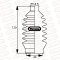 STEERING GEAR BOOT NO.2 CARRY/SUPER CARRY