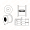 STABILIZER SHAFT RUBBER RZH135